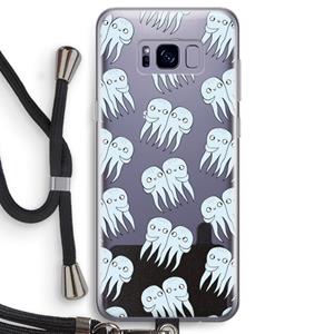 CaseCompany Octopussen: Samsung Galaxy S8 Transparant Hoesje met koord