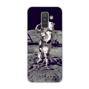 CaseCompany Spaceman: Samsung Galaxy A6 Plus (2018) Transparant Hoesje