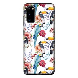 CaseCompany Bloemen tukan: Samsung Galaxy S20 Tough Case