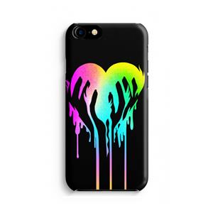 CaseCompany Hold My Heart: Volledig geprint iPhone SE 2020 Hoesje