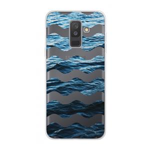 CaseCompany Oceaan: Samsung Galaxy A6 Plus (2018) Transparant Hoesje