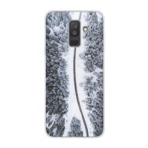 CaseCompany Snøfall: Samsung Galaxy A6 Plus (2018) Transparant Hoesje