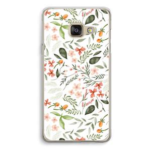 CaseCompany Sweet little flowers: Samsung A3 (2017) Transparant Hoesje