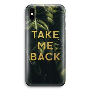 CaseCompany Take me back: iPhone X Volledig Geprint Hoesje