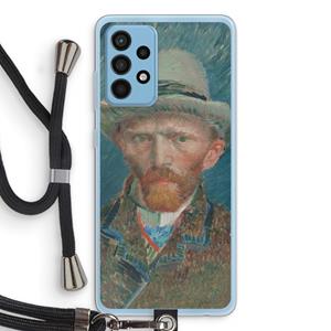 CaseCompany Van Gogh: Samsung Galaxy A52 Transparant Hoesje met koord