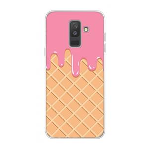 CaseCompany Ice cream: Samsung Galaxy A6 Plus (2018) Transparant Hoesje