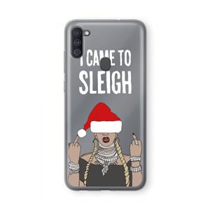 CaseCompany Came To Sleigh: Samsung Galaxy A11 Transparant Hoesje