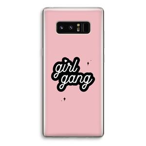 CaseCompany Girl Gang: Samsung Galaxy Note 8 Transparant Hoesje