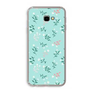 CaseCompany Small white flowers: Samsung Galaxy J4 Plus Transparant Hoesje