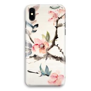 CaseCompany Japanse bloemen: iPhone X Volledig Geprint Hoesje