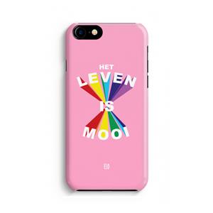 CaseCompany Het Leven Is Mooi: Volledig geprint iPhone SE 2020 Hoesje