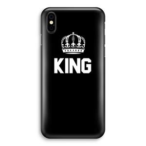 CaseCompany King zwart: iPhone X Volledig Geprint Hoesje