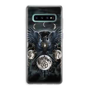 CaseCompany Sinister Wings: Samsung Galaxy S10 Plus Transparant Hoesje