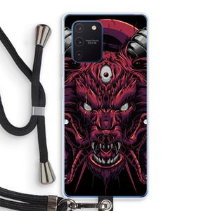 CaseCompany Hell Hound and Serpents: Samsung Galaxy Note 10 Lite Transparant Hoesje met koord