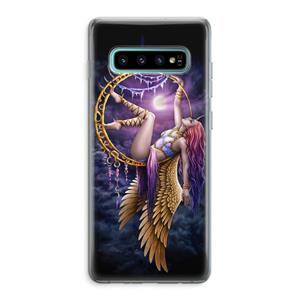 CaseCompany Aerial Angel: Samsung Galaxy S10 Plus Transparant Hoesje