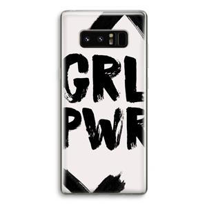 CaseCompany Girl Power #2: Samsung Galaxy Note 8 Transparant Hoesje
