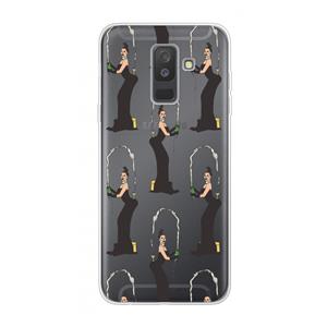 CaseCompany Pop Some Kim: Samsung Galaxy A6 Plus (2018) Transparant Hoesje