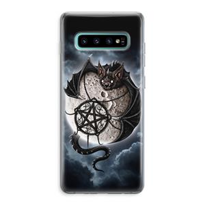 CaseCompany Volle maan: Samsung Galaxy S10 Plus Transparant Hoesje