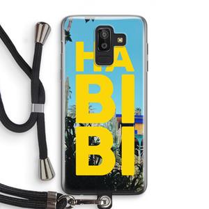 CaseCompany Habibi Majorelle : Samsung Galaxy J8 (2018) Transparant Hoesje met koord