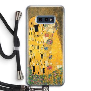CaseCompany Der Kuss: Samsung Galaxy S10e Transparant Hoesje met koord