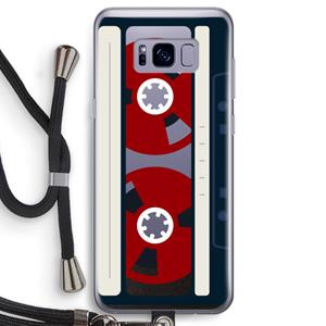 CaseCompany Here's your tape: Samsung Galaxy S8 Transparant Hoesje met koord