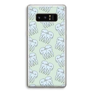 CaseCompany Octopussen: Samsung Galaxy Note 8 Transparant Hoesje