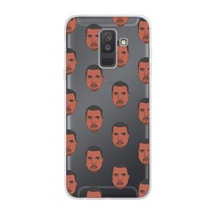 CaseCompany Kanye Call Me℃: Samsung Galaxy A6 Plus (2018) Transparant Hoesje