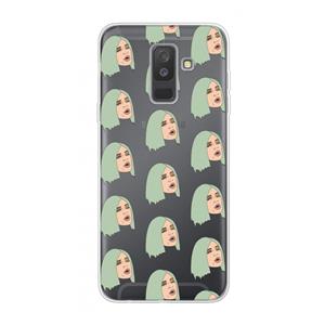 CaseCompany King Kylie: Samsung Galaxy A6 Plus (2018) Transparant Hoesje
