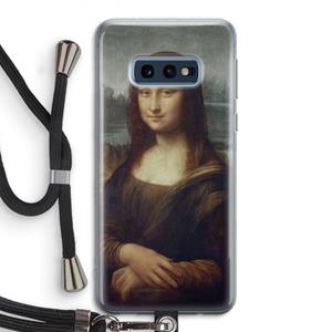 CaseCompany Mona Lisa: Samsung Galaxy S10e Transparant Hoesje met koord