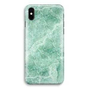 CaseCompany Groen marmer: iPhone X Volledig Geprint Hoesje