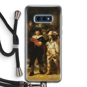 CaseCompany De Nachtwacht: Samsung Galaxy S10e Transparant Hoesje met koord