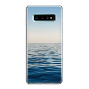 CaseCompany Water horizon: Samsung Galaxy S10 Plus Transparant Hoesje