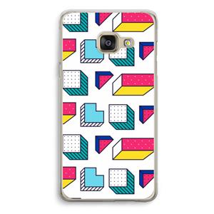 CaseCompany 8-bit N°7: Samsung A3 (2017) Transparant Hoesje