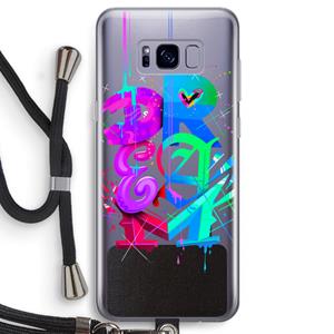 CaseCompany Dream: Samsung Galaxy S8 Transparant Hoesje met koord