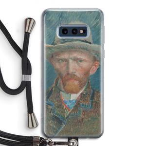 CaseCompany Van Gogh: Samsung Galaxy S10e Transparant Hoesje met koord