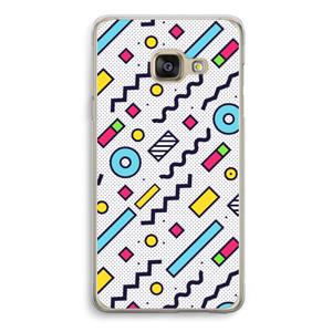 CaseCompany 8-bit N°8: Samsung A3 (2017) Transparant Hoesje