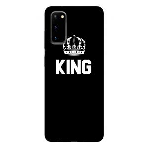 CaseCompany King zwart: Samsung Galaxy S20 Tough Case