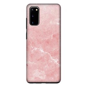 CaseCompany Roze marmer: Samsung Galaxy S20 Tough Case