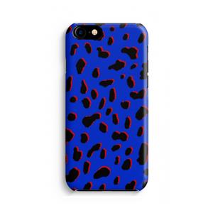 CaseCompany Blue Leopard: Volledig geprint iPhone SE 2020 Hoesje