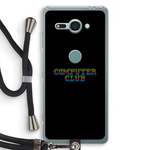 CaseCompany Retro: Sony Xperia XZ2 Compact Transparant Hoesje met koord