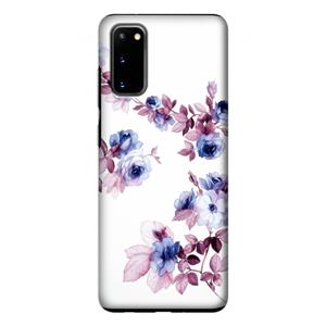 CaseCompany Waterverf bloemen: Samsung Galaxy S20 Tough Case