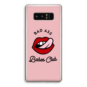 CaseCompany Badass Babes Club: Samsung Galaxy Note 8 Transparant Hoesje