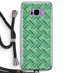 CaseCompany Moroccan tiles 2: Samsung Galaxy S8 Transparant Hoesje met koord