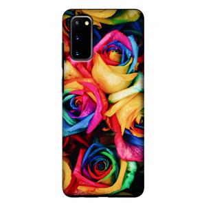 CaseCompany Neon bloemen: Samsung Galaxy S20 Tough Case