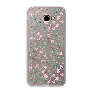CaseCompany Sierlijke bloemen: Samsung Galaxy J4 Plus Transparant Hoesje