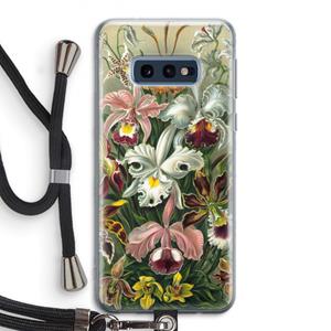 CaseCompany Haeckel Orchidae: Samsung Galaxy S10e Transparant Hoesje met koord