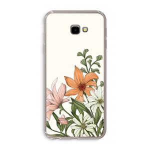 CaseCompany Floral bouquet: Samsung Galaxy J4 Plus Transparant Hoesje