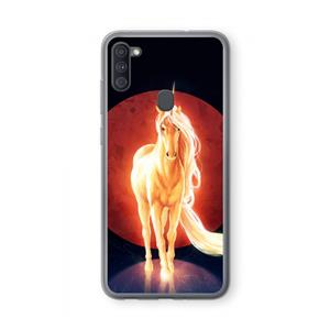 CaseCompany Last Unicorn: Samsung Galaxy A11 Transparant Hoesje