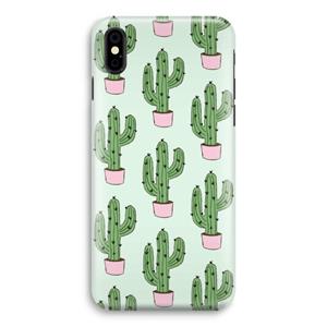 CaseCompany Cactus Lover: iPhone X Volledig Geprint Hoesje