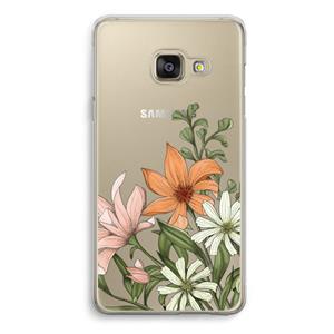 CaseCompany Floral bouquet: Samsung A3 (2017) Transparant Hoesje